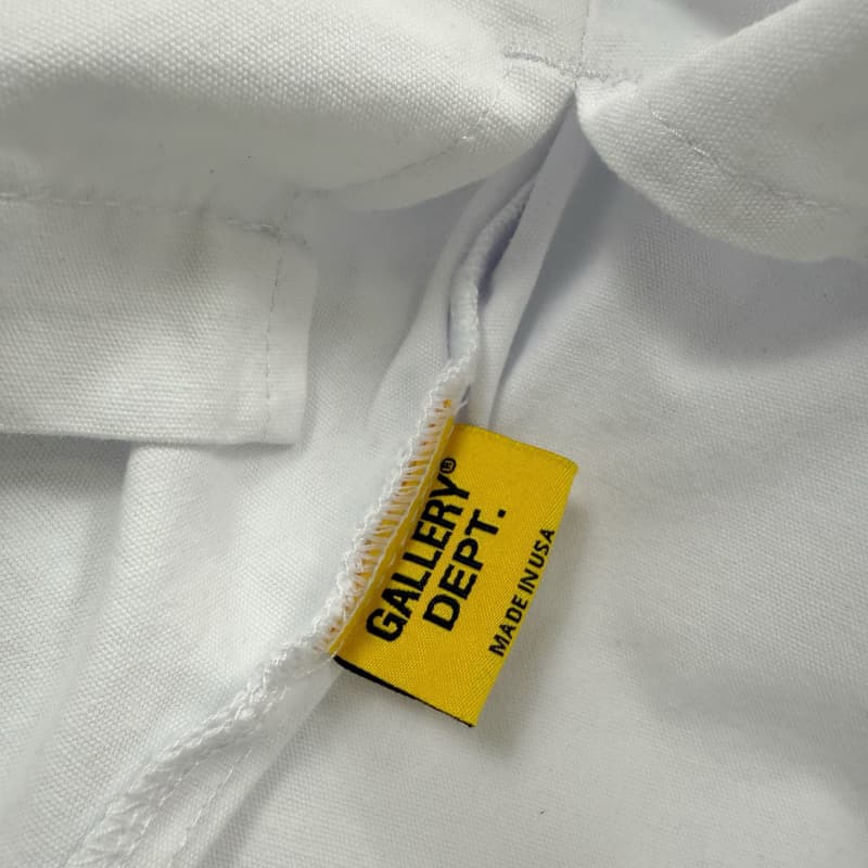 2025 White Embroidered Denim T-Shirt