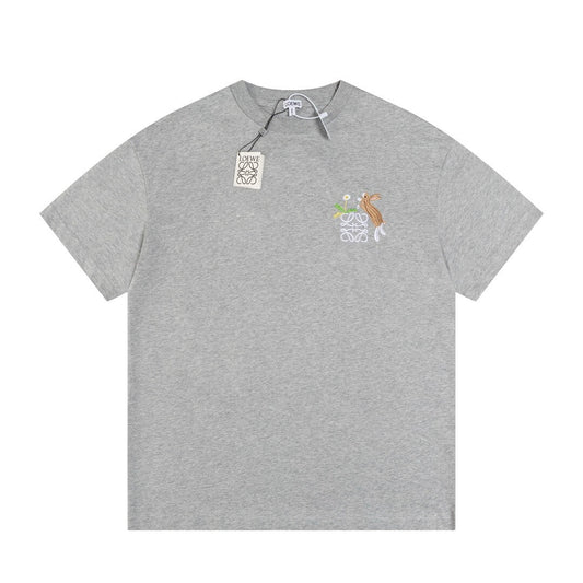 T-shirt brodé lapin