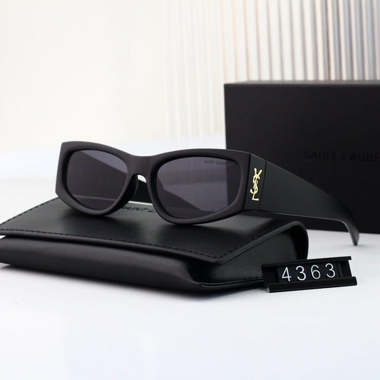 Lunettes de soleil carrées œil de chat modernes et élégantes