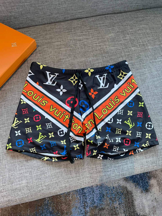 Colorful Jacquard Swim Trunks