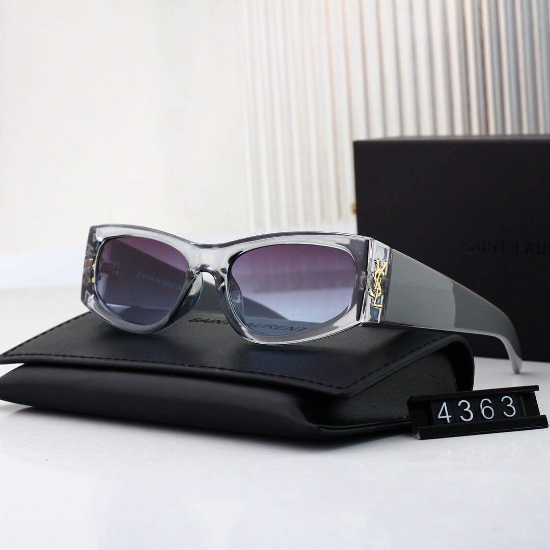 Lunettes de soleil carrées œil de chat modernes et élégantes