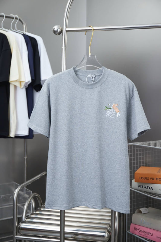 T-shirt brodé lapin