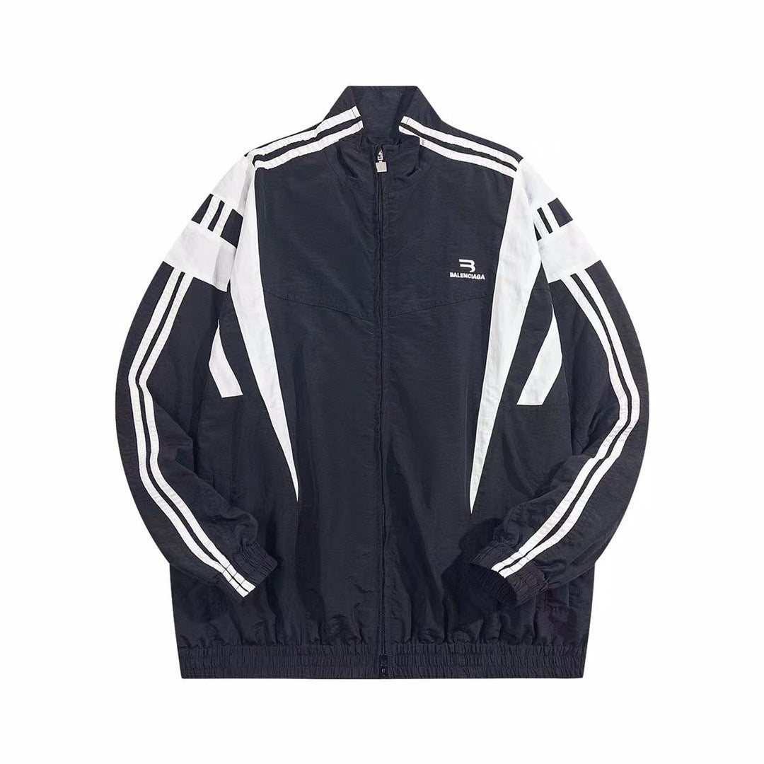 Colorblock Striped Jacket