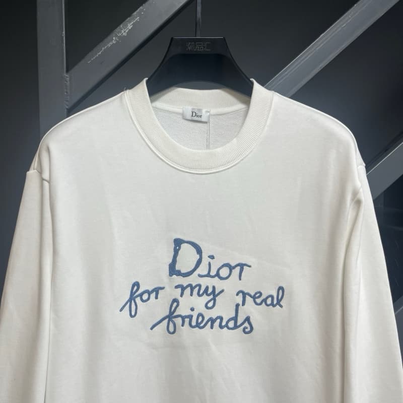 Thousand-Stitch Embroidery Couple Sweatshirt