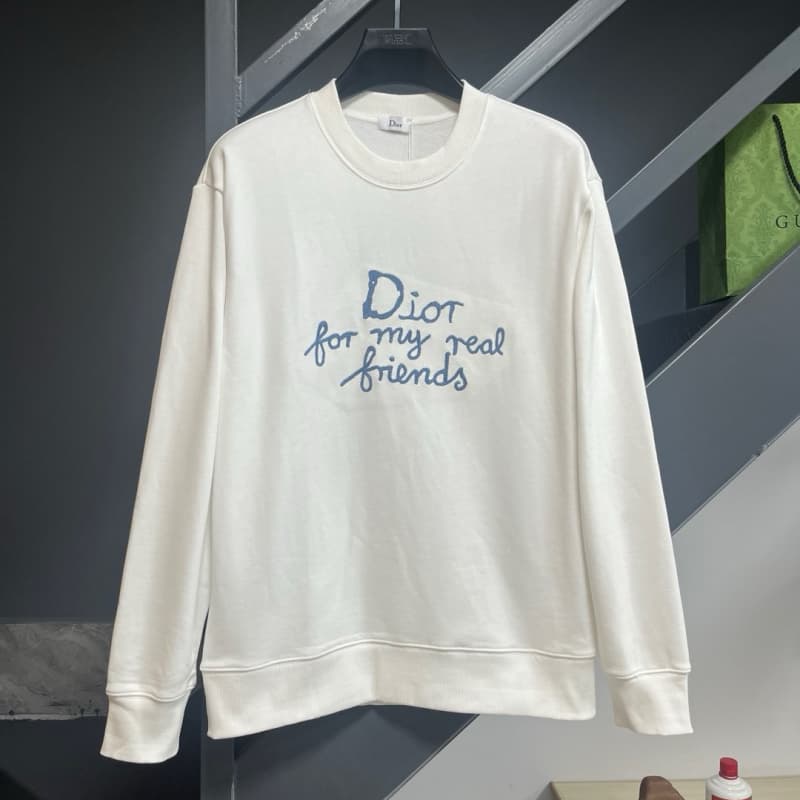Thousand-Stitch Embroidery Couple Sweatshirt