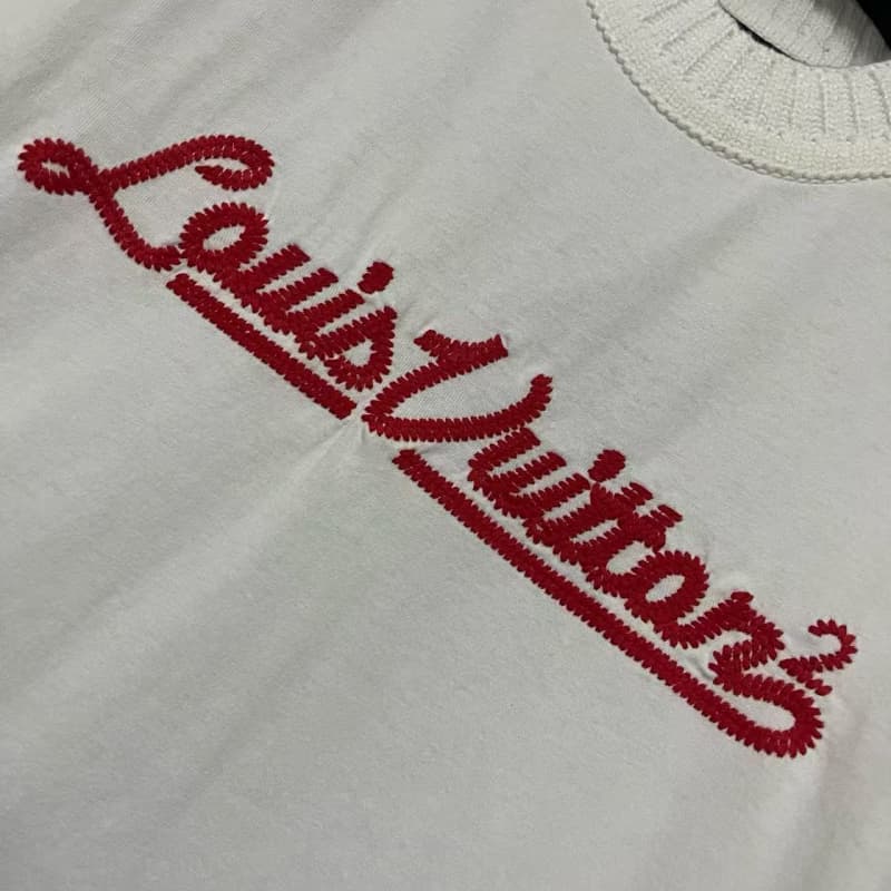 2025 New Knit Embroidery T-Shirt