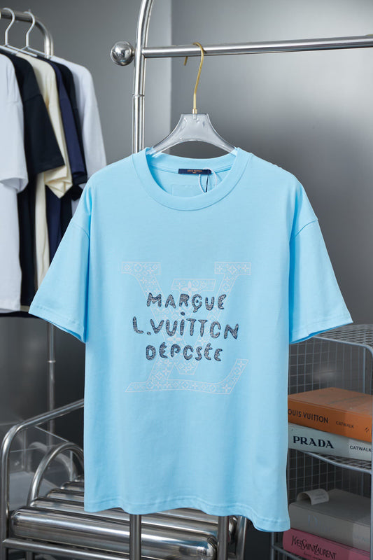 2025 New Style Letter Rhinestone T-shirt
