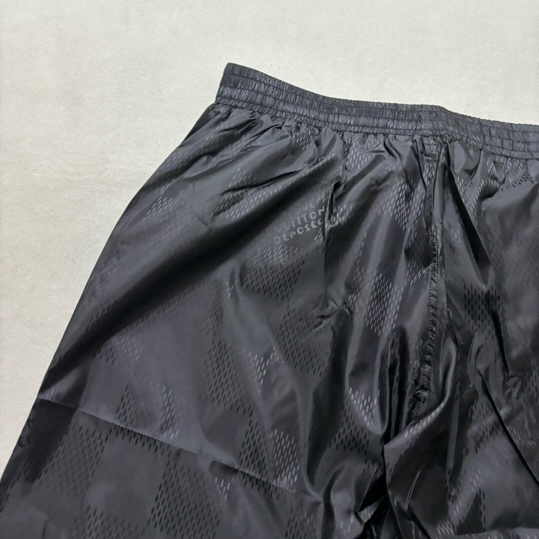 Checkerboard Design Swim Trunks