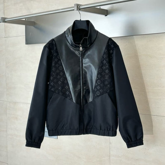 Vintage Monogram Patchwork Leather Jacket