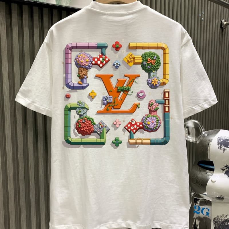 2025 Bright Floral Cartoon T-shirt