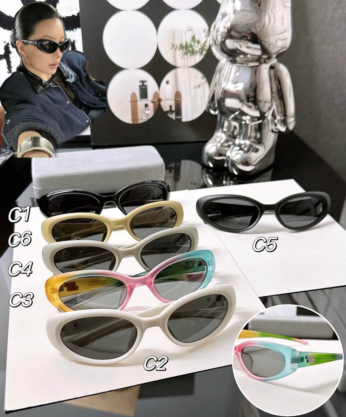 Retro Modern Style Cat-eye Sunglasses