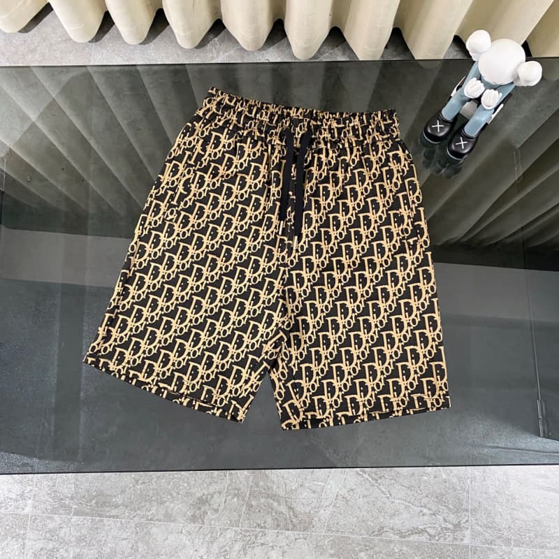 2025 New Brown Jacquard All-Over Print T-shirt