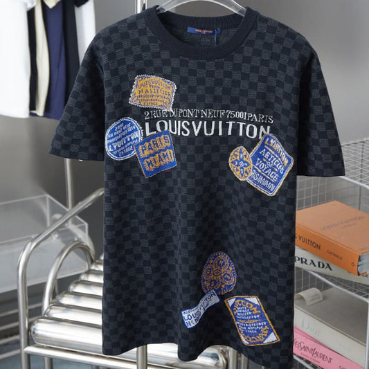 2025 New Classic 'Plaid' Knit T-shirt