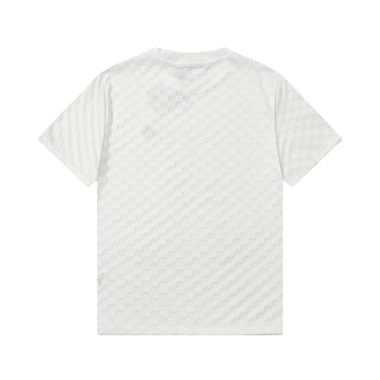 T-Shirt mit Gittermuster