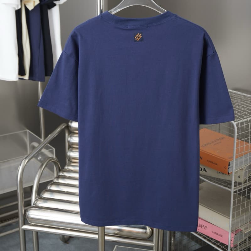 Letter Landscape Embroidery T-Shirt