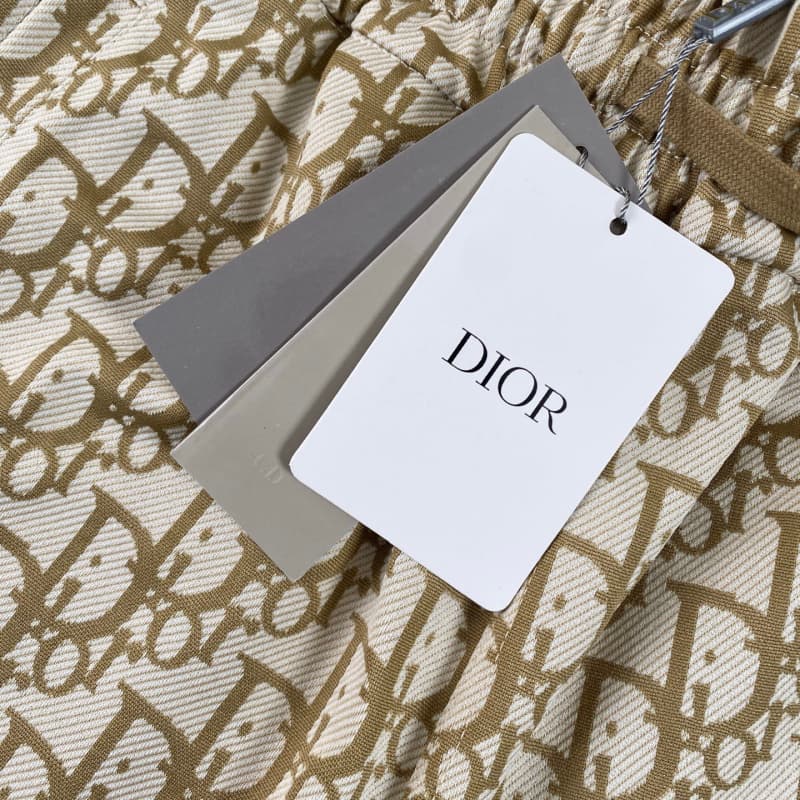 2025 New Beige Jacquard All-Over Print T-shirt