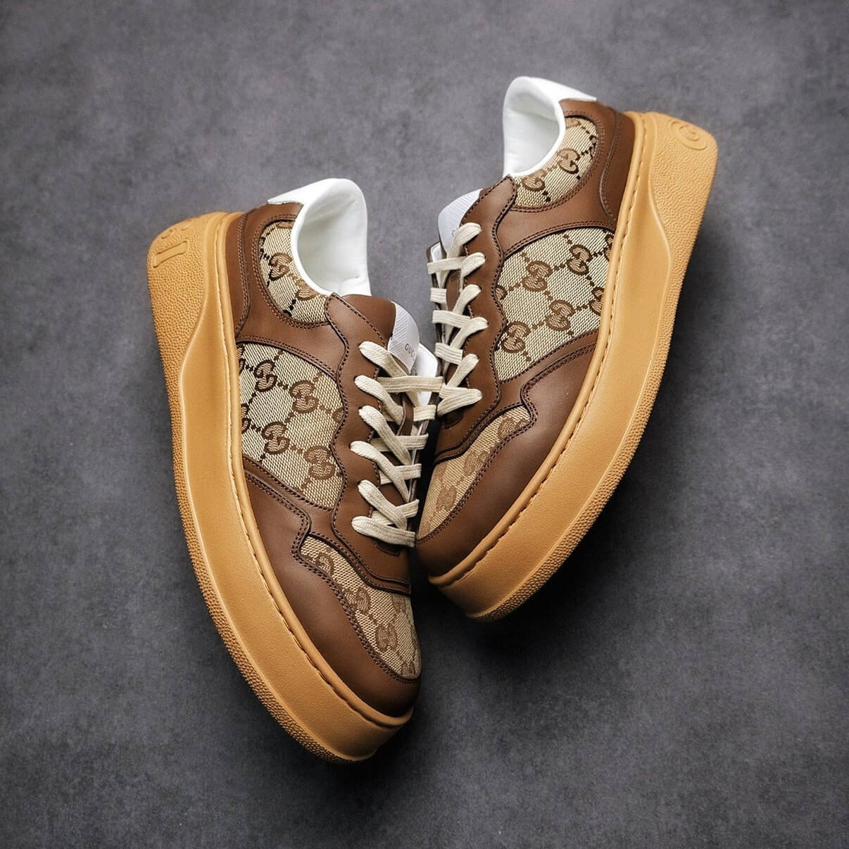 Brown Letter Retro Sneaker