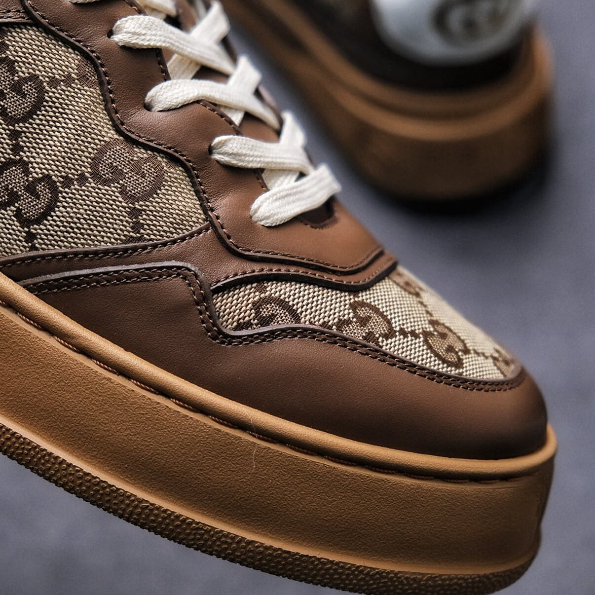 Brown Letter Retro Sneaker