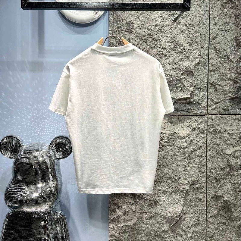 3D Embossed Classic Pattern T-shirt