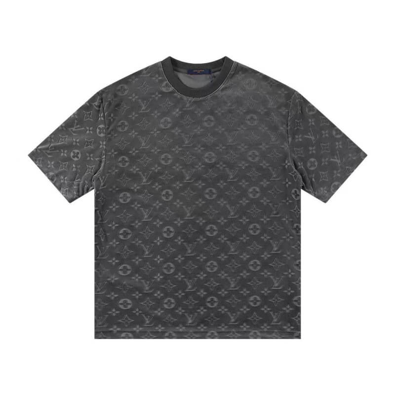 Classic All-Over Printed Embossed T-shirt