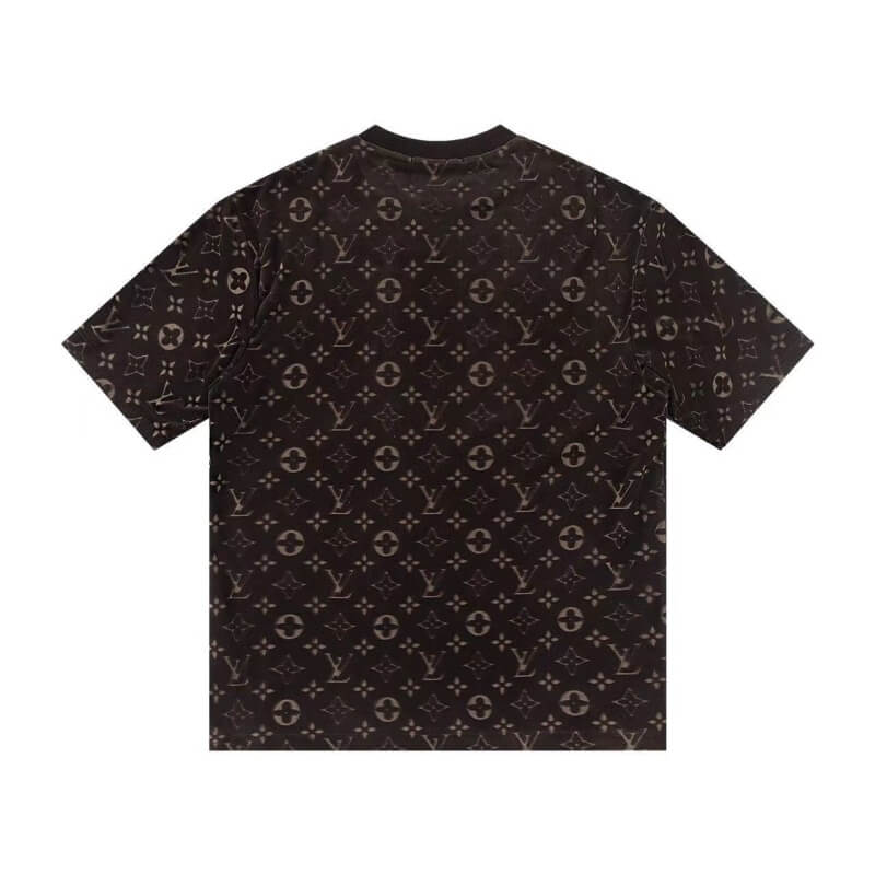 Classic All-Over Printed Embossed T-shirt