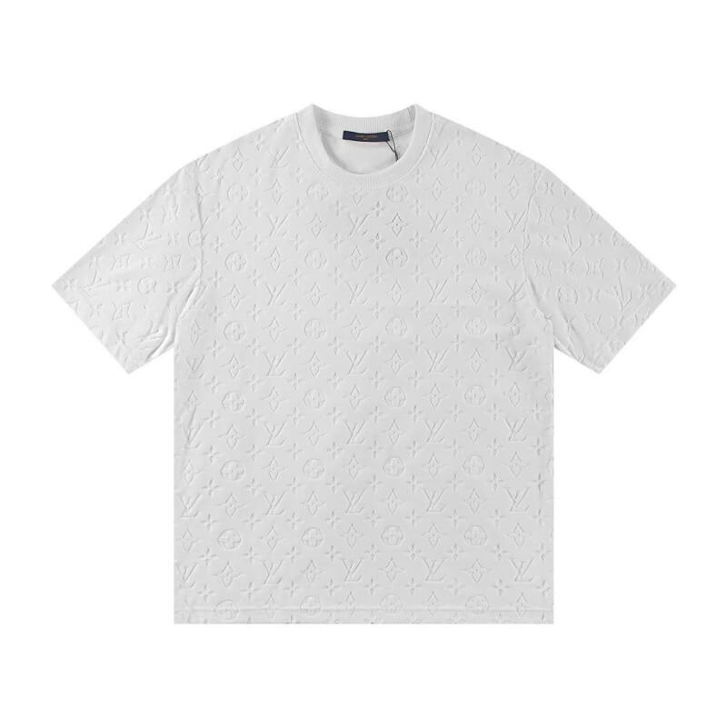 Classic All-Over Printed Embossed T-shirt