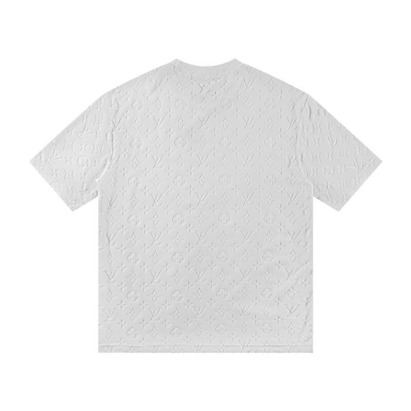 Classic All-Over Printed Embossed T-shirt