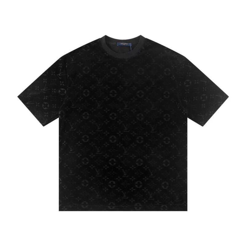 Classic All-Over Printed Embossed T-shirt