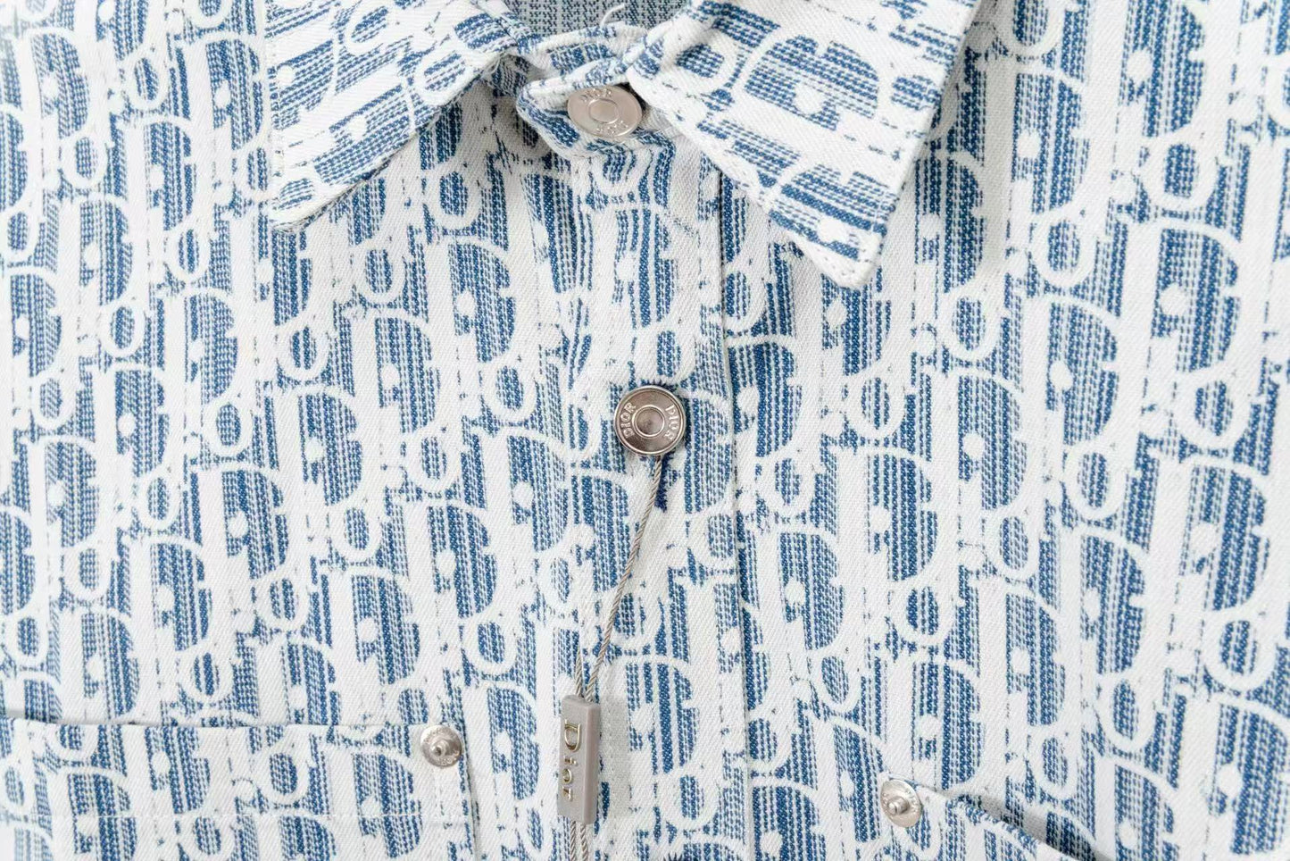 Blue - tone All - over Printed Shirt