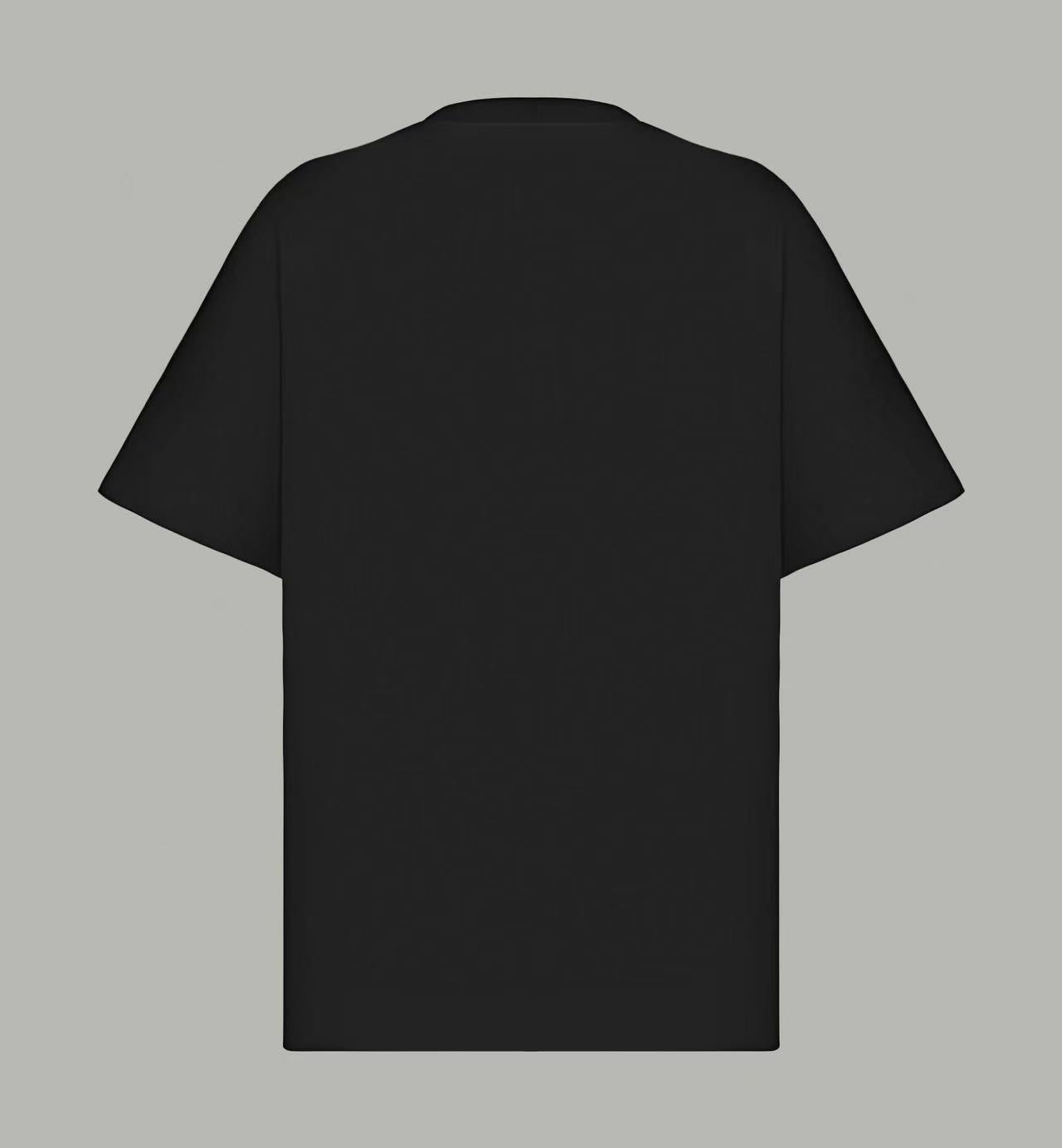 T-shirt with warhorse embroidery