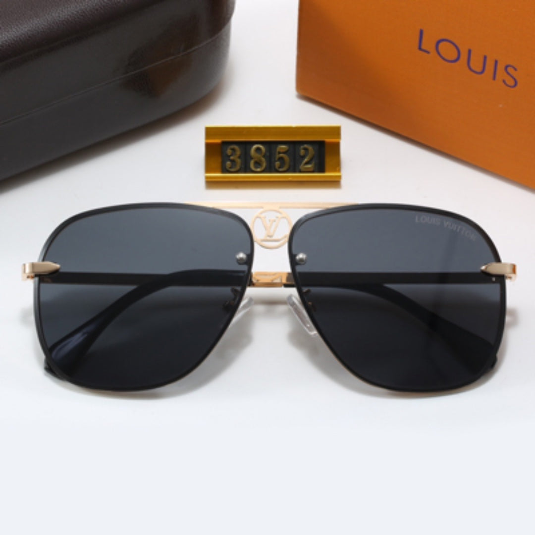 Minimalist Metal Frame Aviator Sunglasses