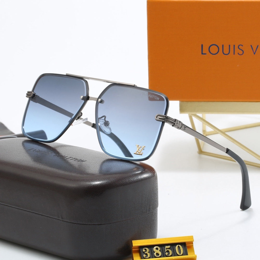 Luxurious Metal Frame Aviator Sunglasses