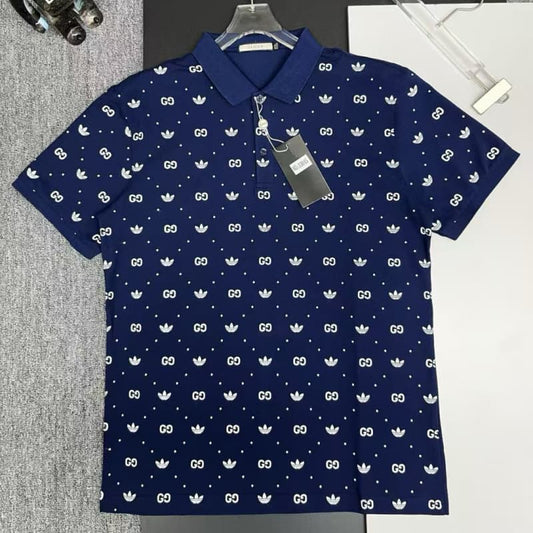 All-Over Pattern Polo shirt