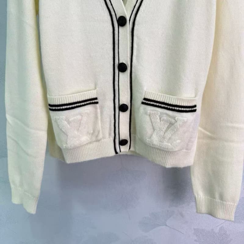 Trimmed 3D Knit Pocket Jacket