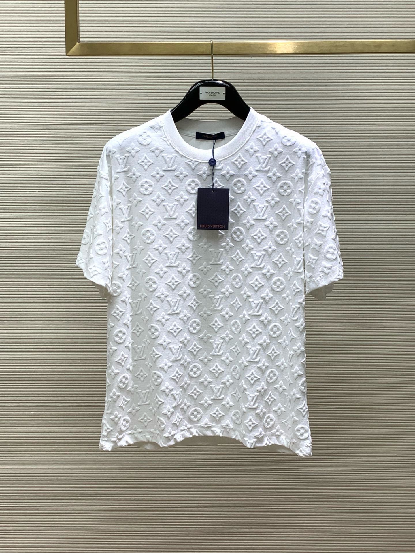 Foam Round Neck Short Sleeve T-shirt