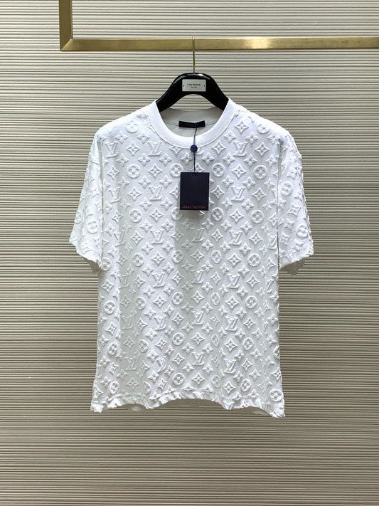 Foam Round Neck Short Sleeve T-shirt