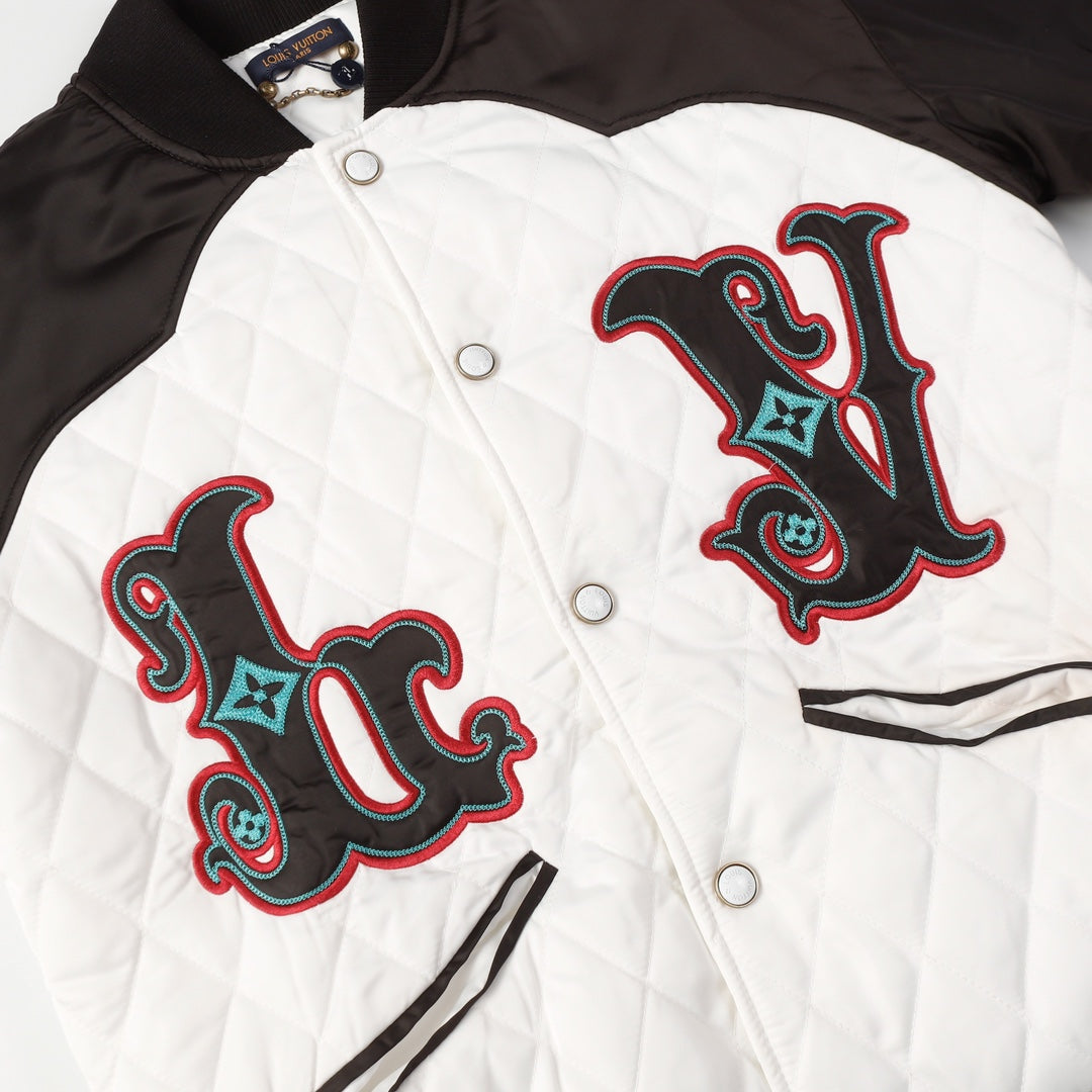 Black White Baseball Jacket