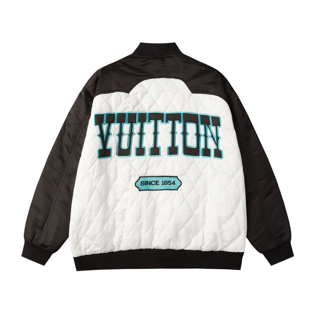 Black White Baseball Jacket