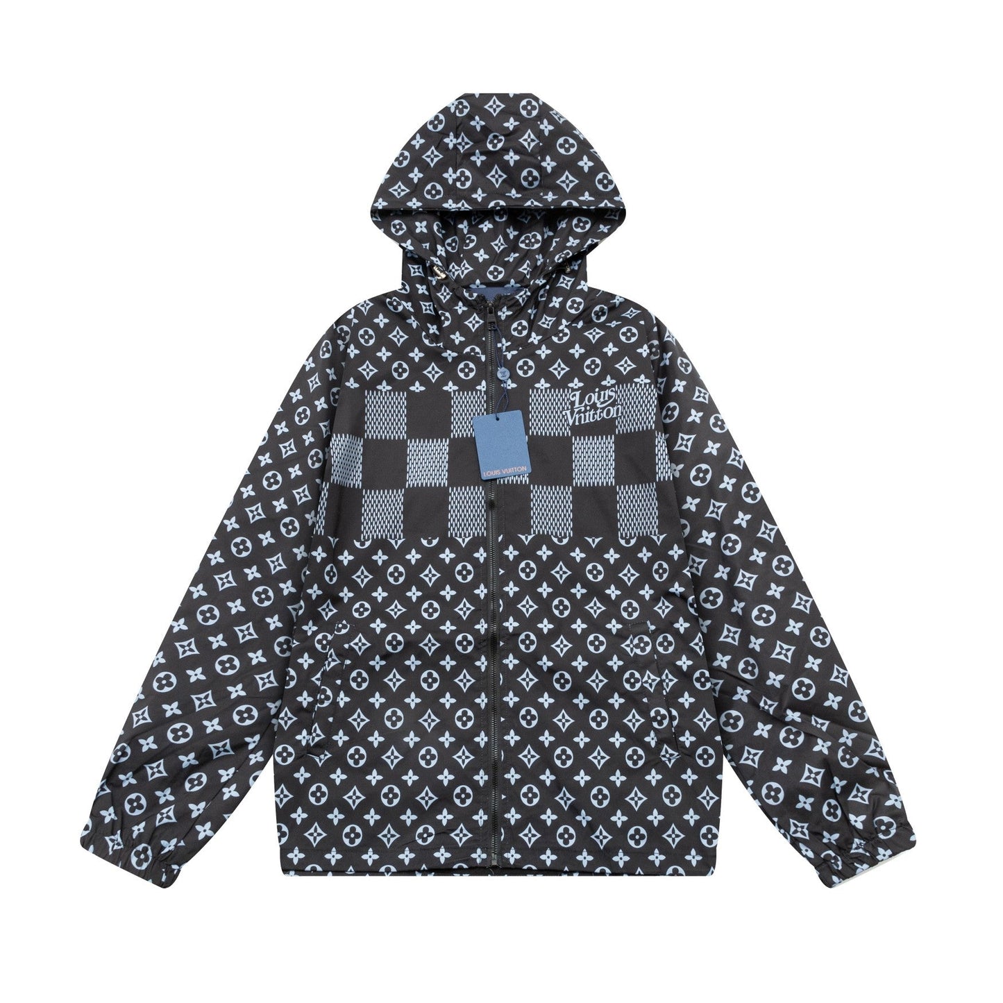 Full print grid Jacket