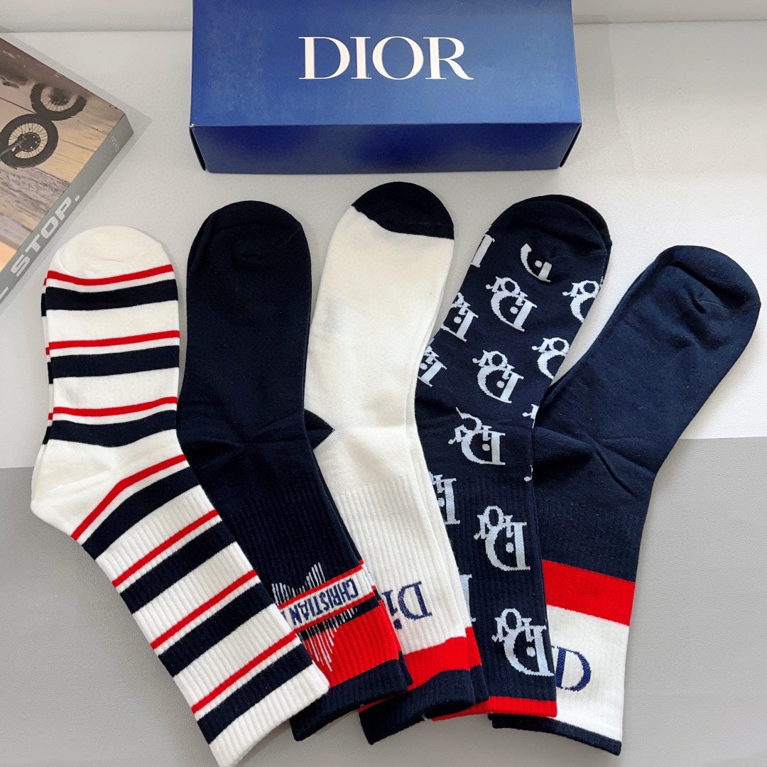 Stripe Design Socks