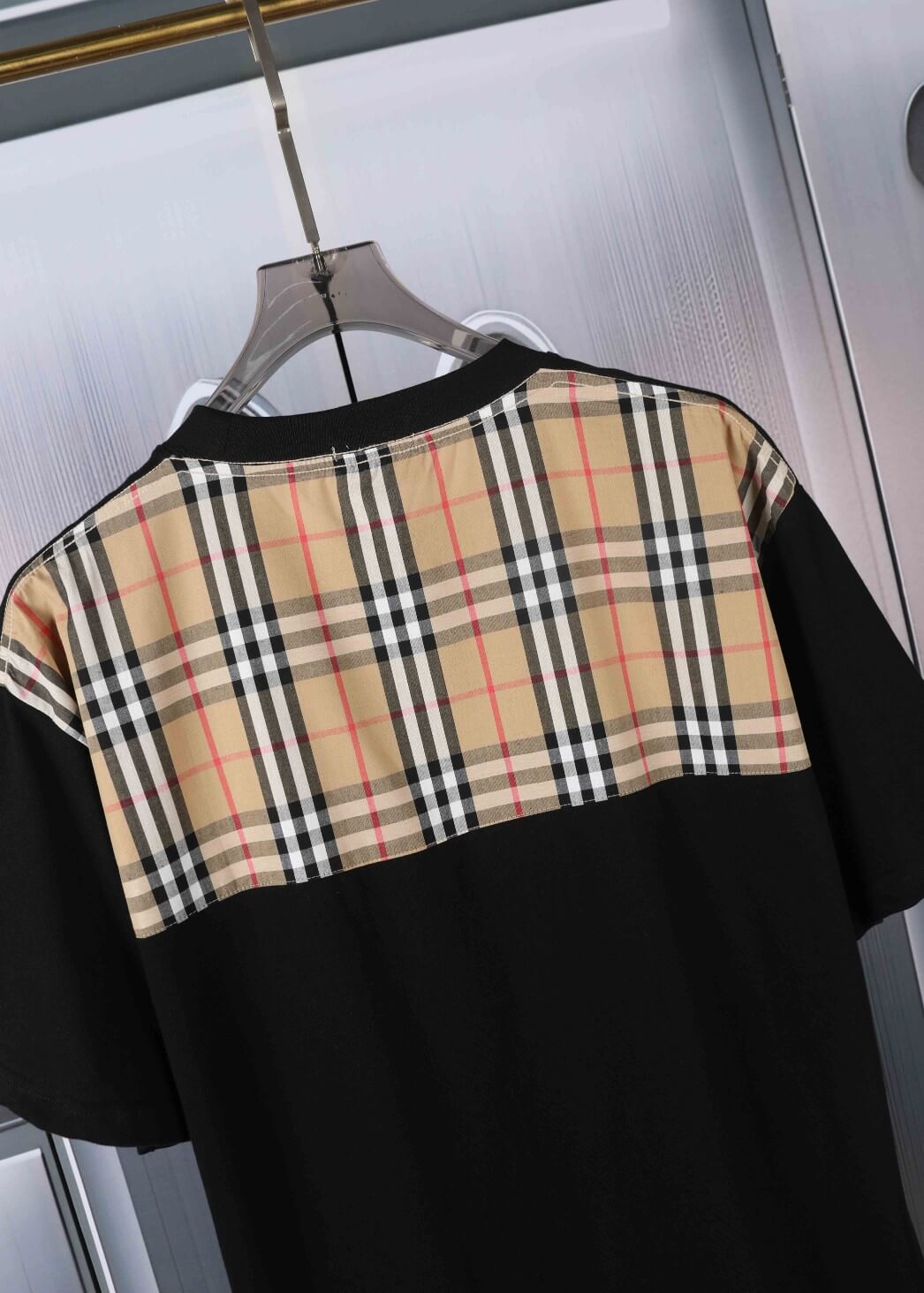 Pocket checkered T Shirt