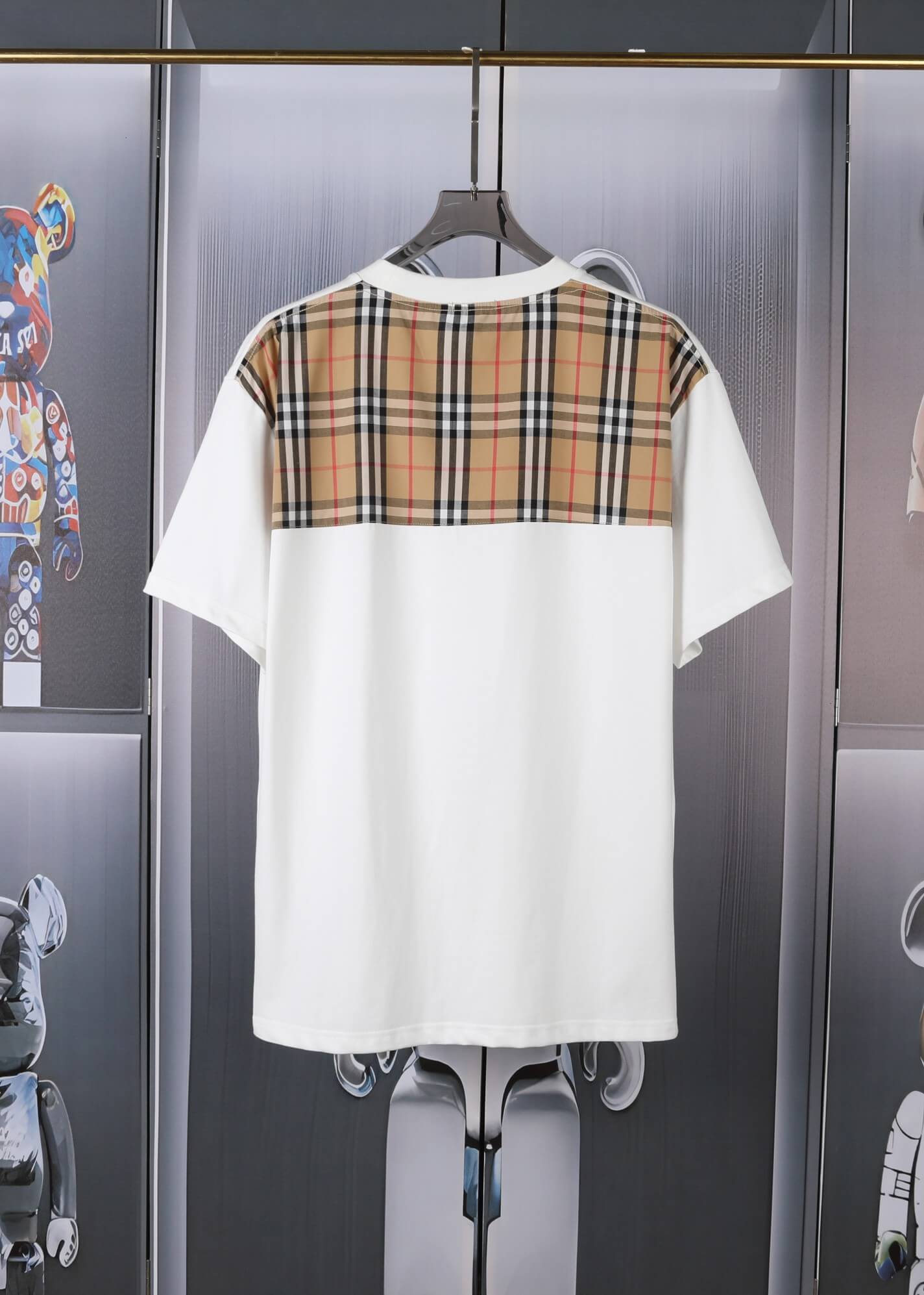 Pocket checkered T Shirt